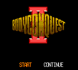 Body Conquest II Title Screen